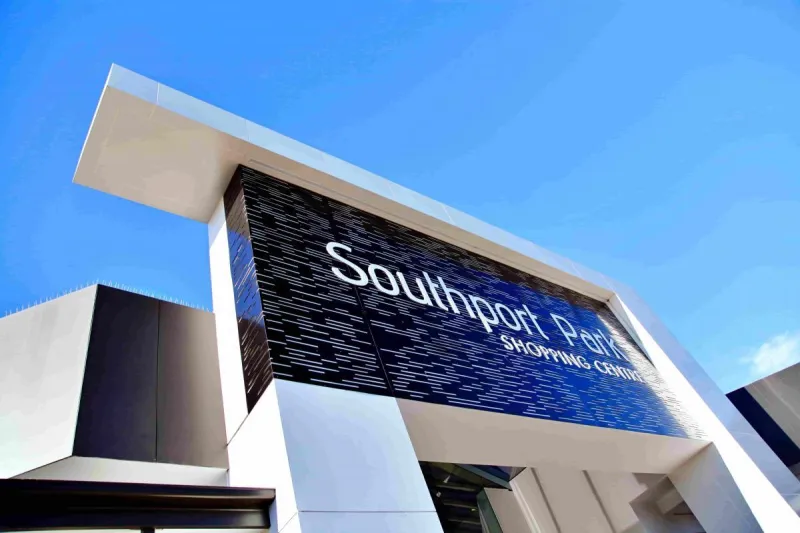 Southport Park Shopping Centre, QLD, facade detail